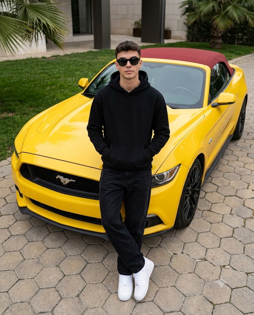 Mustang GT Urban Luxury Portrait Prompt
